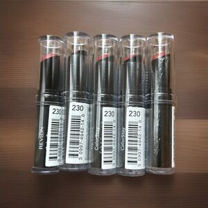 Revlon Colorstay Lipstick RICH RAISIN #230 New Sealed Retired LOT OF 5